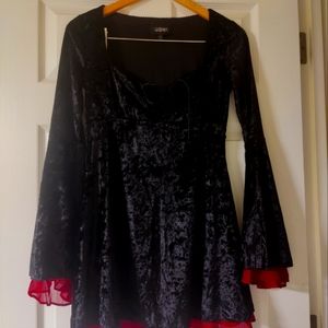 Black Vamp Minidress